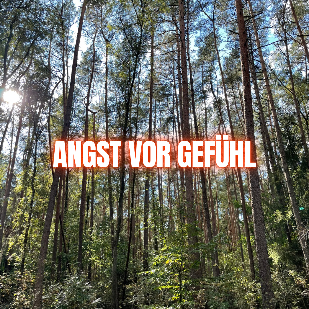 Angst vor dem Fühlen